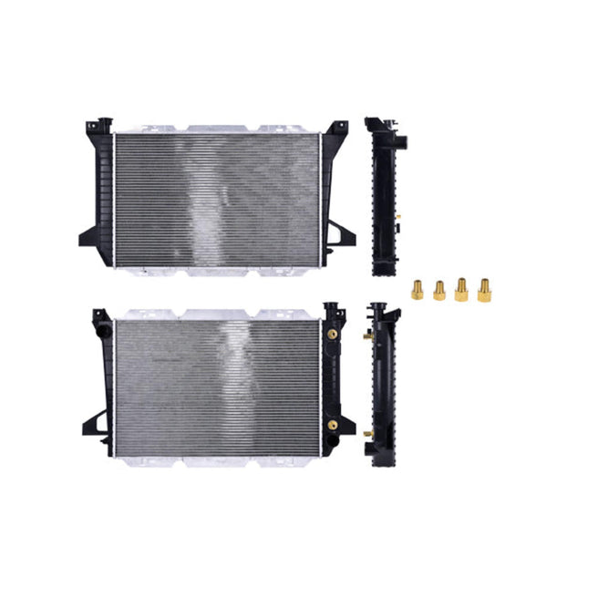 Radiador Fd F-150 85-97 L6 4.9 Lts S/Aa Aut Reforzado 27 5/9X18X56Mm Alum Sold Polar