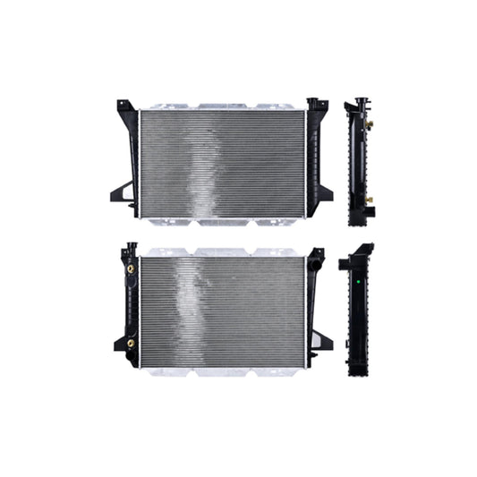 Radiador Fd F-150 85-96 V8 5.0/5.8/7.5 Lts Reforzado S/Aa Aut 27 5/9X18X56Mm Alum Sold Polar
