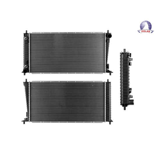 Radiador Fd Lobo/F-150/F-250/Expedition 97-98 V6 4.2, 4.8/V8 5.4 Lts 2 Hileras Aut C/S Aa Cuerda 1/2 31 8/9X16 6/7X56Mm Alum Sold Polar