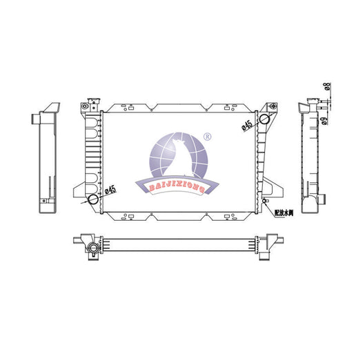 Radiador F-150 Manual 1985-1996 Polar