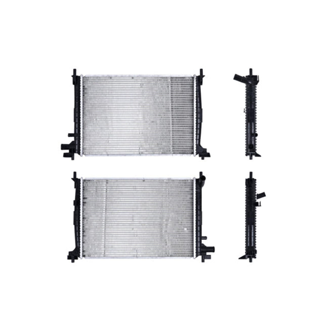 Radiador Fd Fiesta 96-06 L4 1.3 Lts C/Aa Std 19 2/3X14 1/5X16Mm Alum Sold Polar