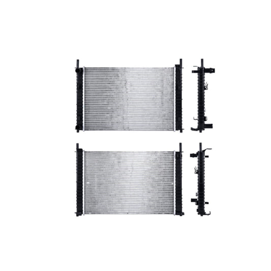 Radiador Fd Fiesta 01-04 L4 1.4/1.6 Lts C/Aa Std 19 2/3X14X22Mm Alum Sold Polar