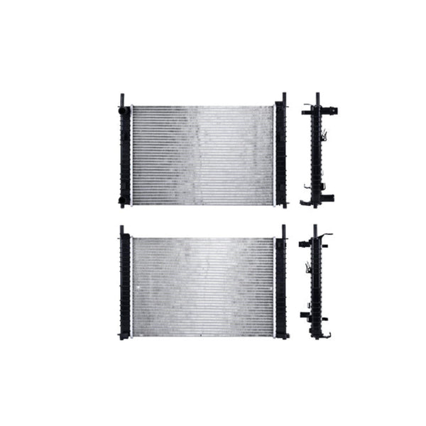 Radiador Fd Fiesta 01-04 L4 1.4/1.6 Lts C/Aa Std 19 2/3X14X22Mm Alum Sold Polar