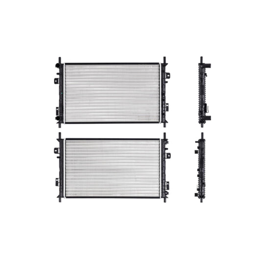 Radiador Fd Fiesta 03-10 L4 2.0/1.6L C/S Aa Aut 22X14 1/7X23Mm Alum Mec Polar