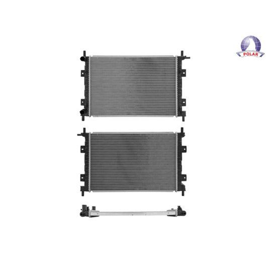 Radiador Fd Fiesta 00-04 L4 1.4, 1.6 Lts C/S Aa Std 19 2/3X13 1/3X22Mm Alum Sold Polar