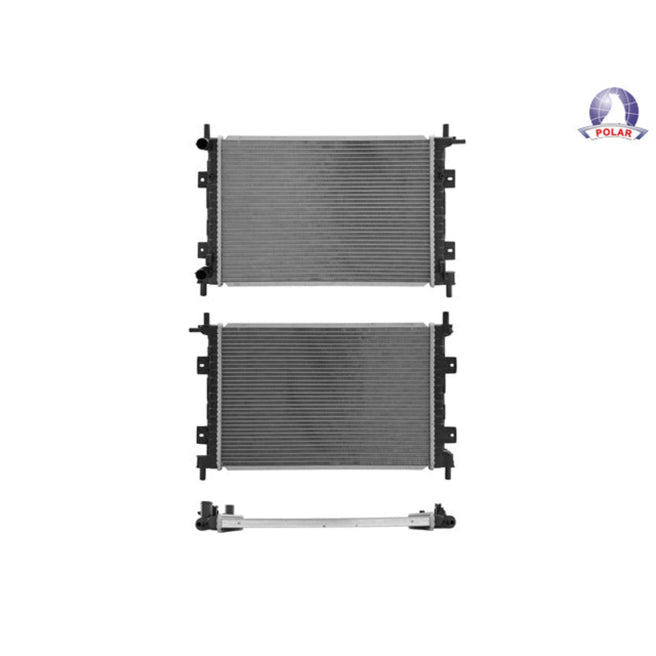 Radiador Fd Fiesta 00-04 L4 1.4, 1.6 Lts C/S Aa Std 19 2/3X13 1/3X22Mm Alum Sold Polar