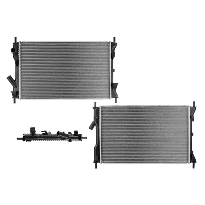 Radiador Fd Fiesta 04-17 L4 1.6 Lts Std C/S Aa 23 2/9X14 7/8X16Mm Alum Sold Polar