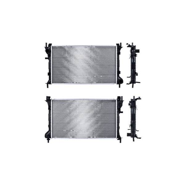 Radiador Fd Focus 00-07 L4 2.0, 2.3 Lts Aut/Std C/S Aa 23 5/8X13 5/7X26Mm Alum Sold Polar