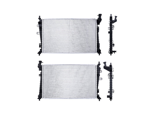 Radiador Fd Focus 08-11 L4, L5 2.0, 2.5 Lts C/S Aa Std 26 7/9X16 6/7X16Mm Alum Sold Polar