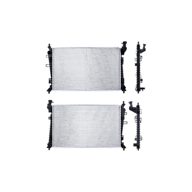 Radiador Fd Focus 08-11 L4, L5 2.0, 2.5 Lts C/S Aa Std 26 7/9X16 6/7X16Mm Alum Sold Polar