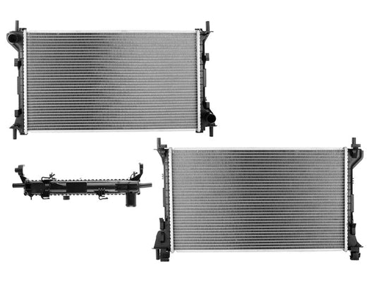 Radiador Fd Focus 00-07 L4 2.0, 2.3 Lts Std C/S Aa 23 5/8X13 5/7X26Mm Alum Sold Polar