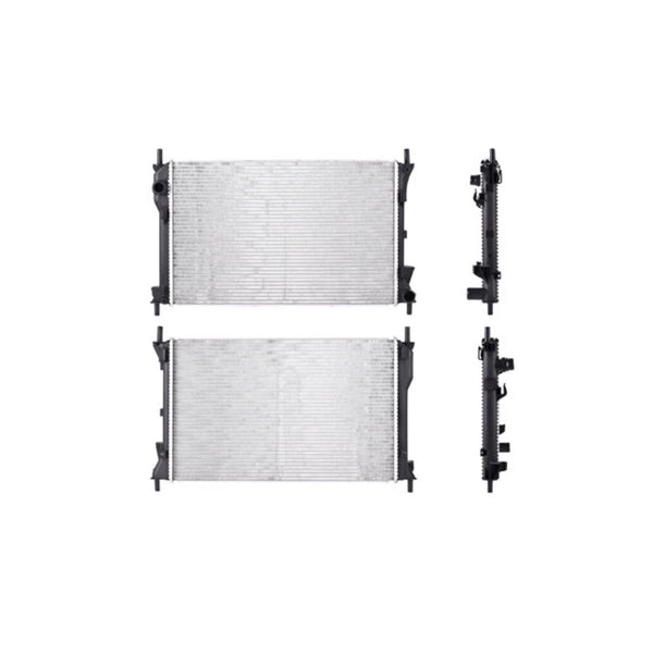 Radiador Fd Fiesta11-15 L4 1.6 Lts C/Aa Std 23 2/9X14 7/8X16Mm Alum Sold Polar