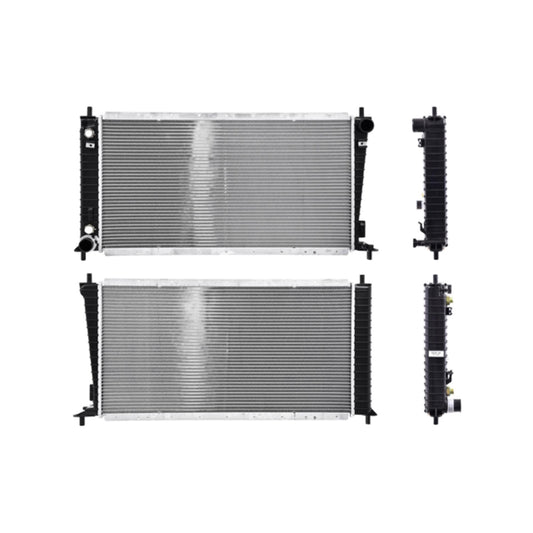 Radiador Fd Lobo/Expedition/F-150/F-250 97-98 V6/V8 4.2/4.6 Lts Cuerda 1/2 Aut Alum Sold Nac