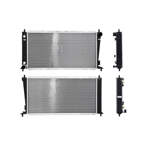 Radiador Fd Lobo/Expedition/F-150/F-250 97-98 V6/V8 4.2/4.6 Lts Cuerda 1/2 Aut Alum Sold Nac