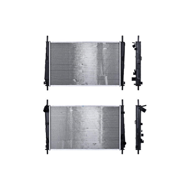 Radiador Fd Mondeo 01-07 L4 2.0, 2.2 Lts Aut C/S Aa 24 2/5X14 7/8X26Mm Alum Sold Polar