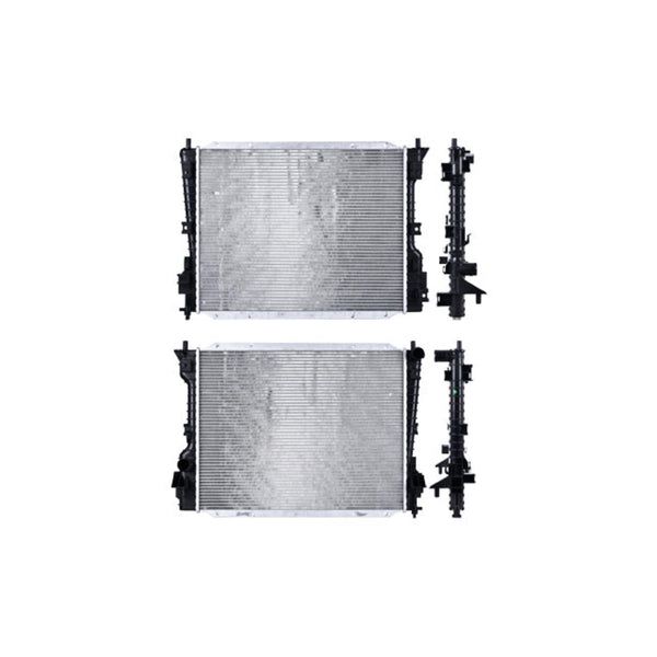 Radiador Fd Mustang 05-14 V6 3.7, 4.0 Lts/V8 4.6, 5.0 Lts Aut C/S Aa 24 1/7X19 1/5X26Mm Alum Sold Polar