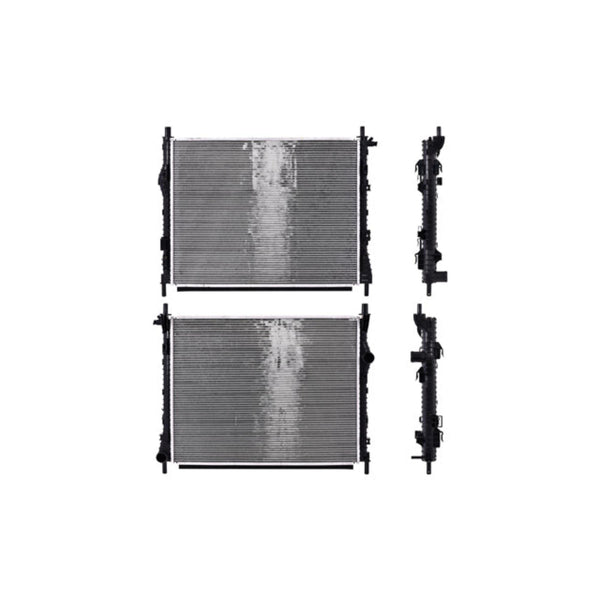 Radiador Fd Mustang 15-23 V6 3.7/V8 5.0, 5.2 Lts Aut C/Aa 25 2/7X19 5/7X36Mm Alum Sold Polar