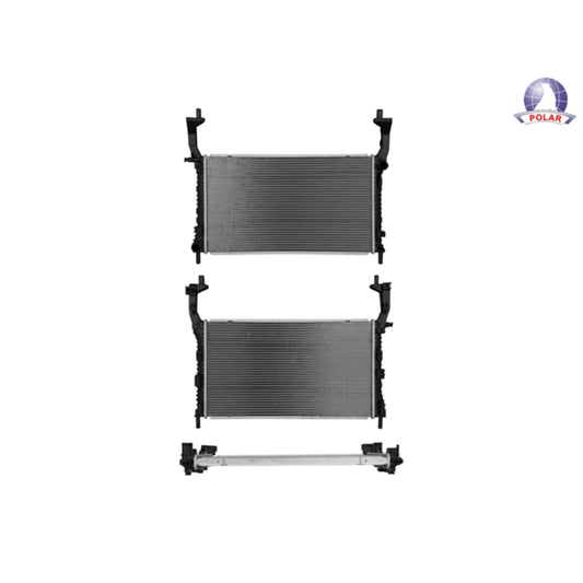 Radiador Fd Mustang 15-23 L4 2.3 Lts C/Aa Std 25 1/5X14 1/2X26Mm Alum Sold Polar