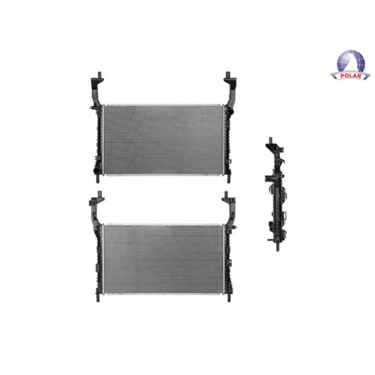 Radiador Fd Mustang 15-23 L4 2.3/V8 5.2 Lts Aut C/Aa 25 1/2X14 1/2X26Mm Alum Sold Polar