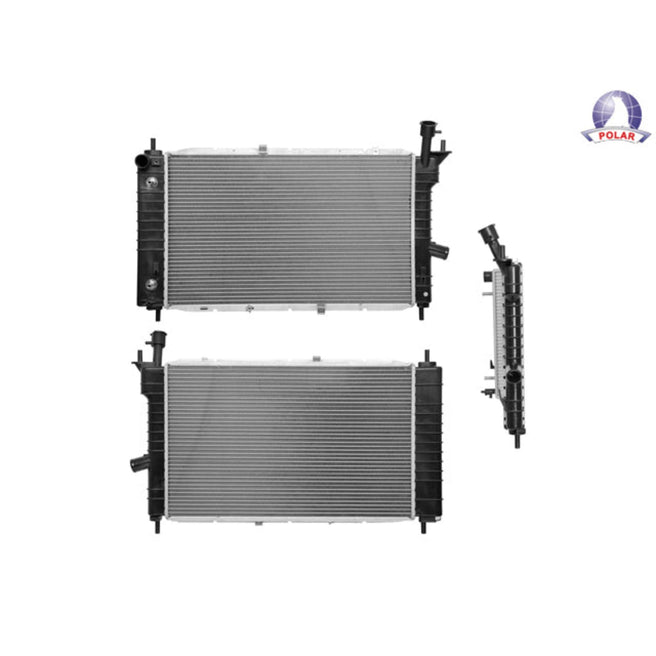 Radiador Fd Topaz/Guia/Tempo 92-94 L4/V6 2.3, 3.0 Lts C/S Aa Aut 24X14 1/2X26Mm Alum Sold Polar