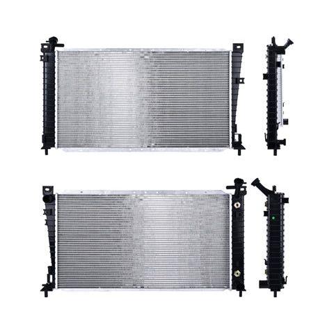 Radiador Fd Windstar 95-98 V6 3.0, 3.8 Lts Aut C/ Gollete C/S Aa  30X16 6/7X26Mm Alum Sold Polar