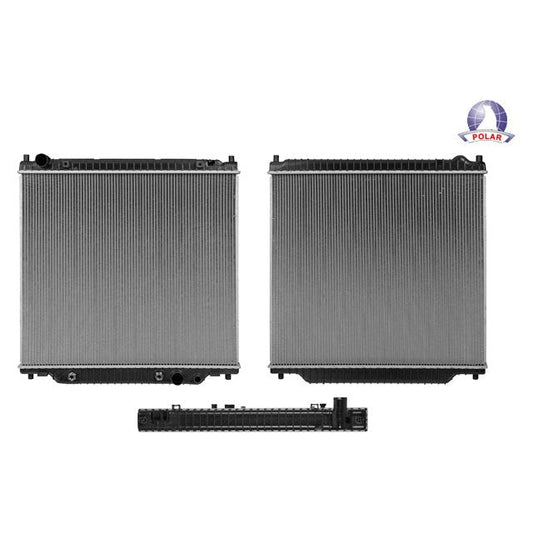 Radiador Fd Excursion/Super Duty/F-150/F-250/Lobo 00-05 V8 5.4 Lts C/S Aa Aut 26 1/2X29 4/9X26Mm Alum Sold Polar