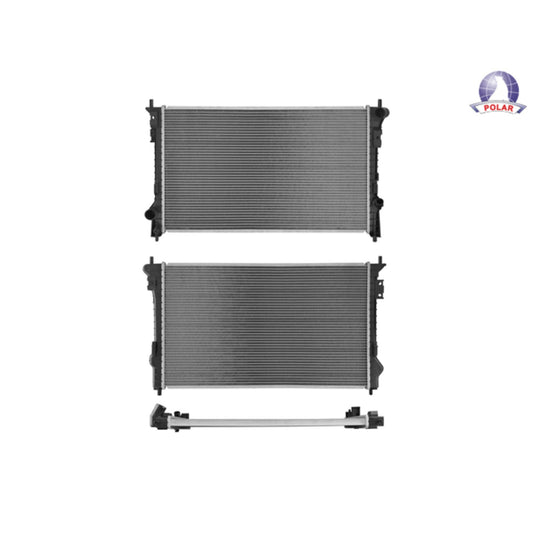 Radiador Fd Edge 07-14 V6 3.5, 3.7 Lts Std 28 3/4X17 1/4X26Mm Alum Sold Polar