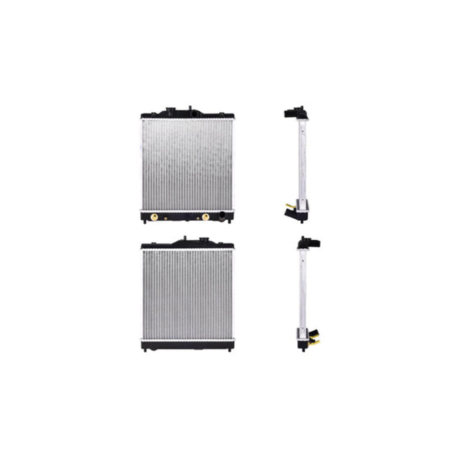 Radiador Hd Civic 92-00 L4 1.6 Lts C/S Aa Aut 13 7/9X13 5/7X26Mm Alum Sold Polar