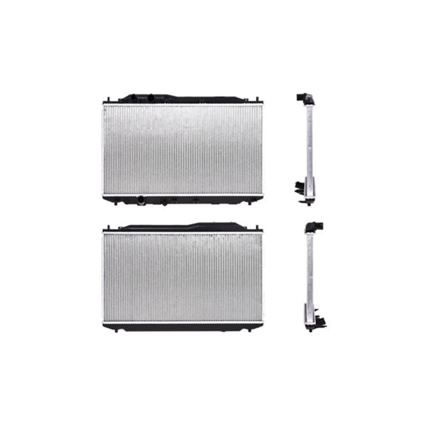 Radiador Hd Civic/Csx 06-11 L4 1.8, 2.0 Lts C/S Aa Std Toma Inferior Lisa 14 3/4X26 2/3X26Mm Alum Sold Polar
