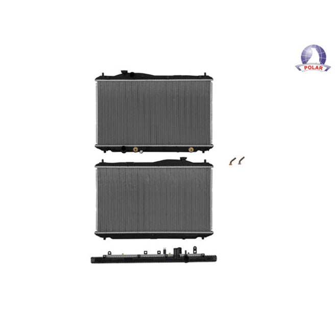 Radiador Hd Civic/Ac Ilx 12-15 L4 1.5, 1.8 Lts Aut C/Saa 14 3/4X26X16Mm Alum Sold Polar