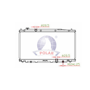 Radiador City Automático 2010-2013 Polar