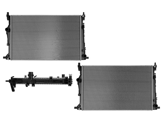 Radiador Jp Cherokee 19-22 L4 2.0 Lts Aut C/Aa 26 1/2X16 8/9X16Mm Alum Sold Polar