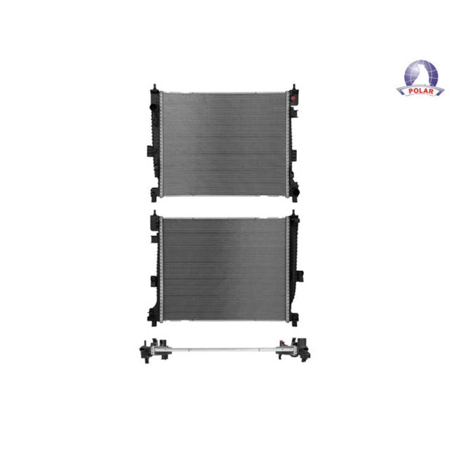 Radiador Jp Grand Cherokee 16-18/Dg Durango 16-20 V6 3.0, 3.6 Lts C/Aa Std 25X20 5/7X16Mm Alum Sold Polar