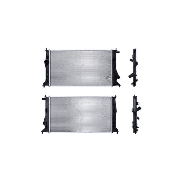 Radiador Mz 5 06-10 L4 2.3 Lts Aut C/S Aa 25 3/5X14 1/2X16Mm Alum Sold Polar