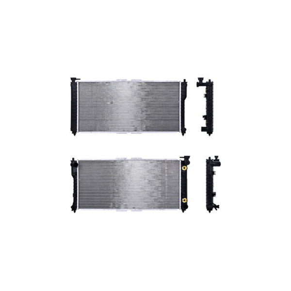 Radiador Mz 626/Mx6 93-97 L4 2.0 Lts C/S Aa Aut 27 1/6X13 1/3X26Mm Alum Sold Polar