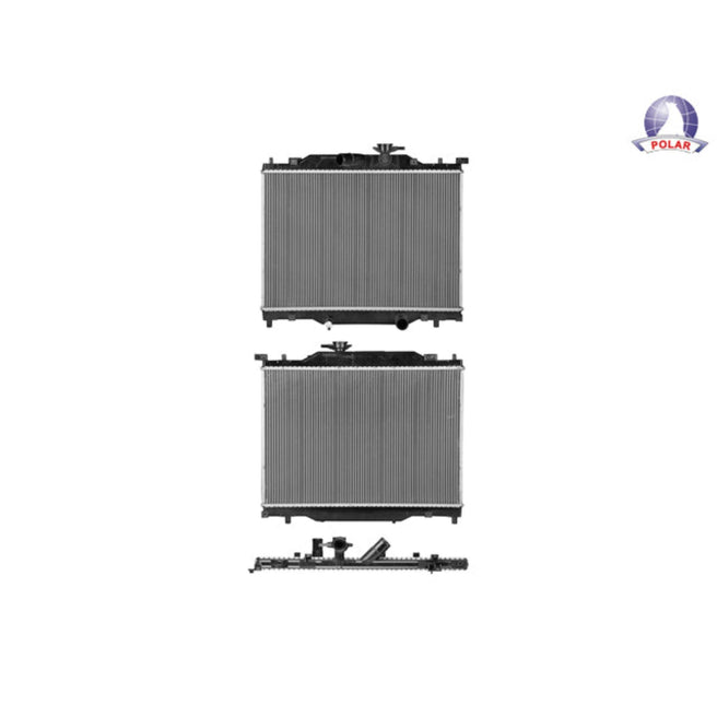 Radiador Mz 2 16-24 L4 1.5. 2.0 Lts Std C/S Aa 14 3/4X21 3/5X16Mm Alum Sold Polar