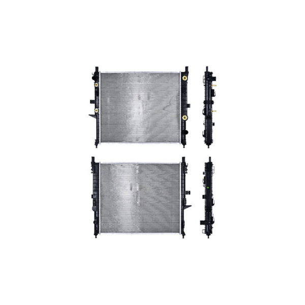 Radiador Mc Ml320/Ml430/Ml500 98-03 V6 3.2/V8 4.3, 5.0 Lts C/S Aa Aut 24X21 1/16X40Mm Alum Sold Polar