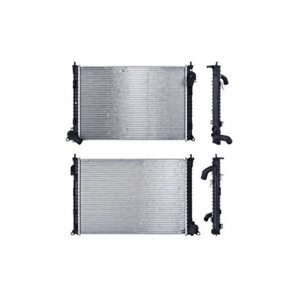 Radiador Mn Cooper/Cooper S 02-08 L4 1.6 Lts C/Aa Std 22 2/3X15 2/3X26Mm Alum Sold Polar
