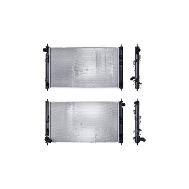 Radiador Mt Lancer 08-14 L4 2.0,2.4, 3.0 Lts (Toma Superior Hacia Adentro) Aut C/S Aa 27 5/9X16X16Mm Alum Sold Polar