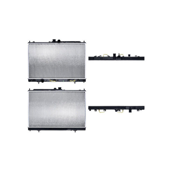 Radiador Mt Outlander 03-06 L4 2.4 Lts C/S Aa Aut 16 3/4X27X26Mm Alum Sold Polar