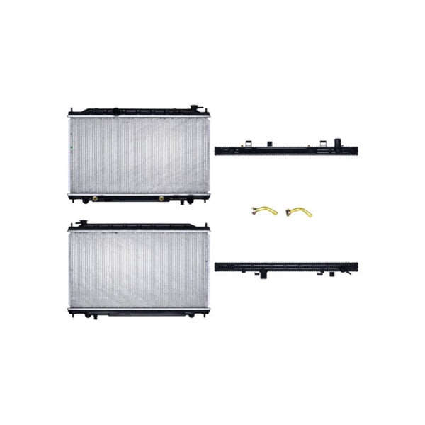 Radiador Ns Altima/Maxima 02-06 V6 3.5 Lts Aut C/Aa 5 Vel 15 3/4X28 2/3X16Mm Alum Sold Polar