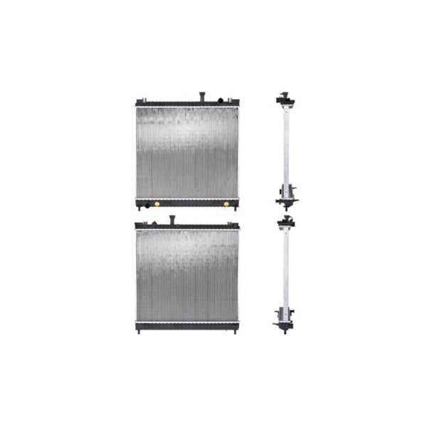 Radiador Ns Armada 05-15 V8 5.6 Lts C/S Aa Aut 23 1/2X26 2/7X32Mm Alum Sold Polar