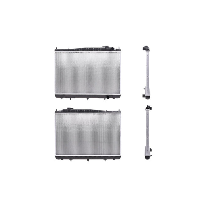 Radiador Ns Frontier 11-15/X-Terra 00-04 L4 2.4, 2.5 Lts/V6 3.3 Lts C/S Aa Std Gas 17 1/2X27X26Mm Alum Sold Polar