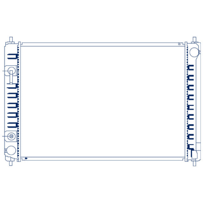 Radiador Ns Murano/Quest 08-14 V6 3.5 Lts C/S Aa Aut 26 1/2X18X26Mm Alum Sold Polar