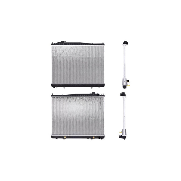 Radiador Ns Pathfinder/Qx4 96-00 V6 3.3 Lts Aut 19 2/3X27X26Mm Alum Sold Polar