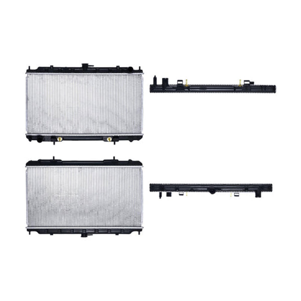 Radiador Ns Sentra Gxe/Xe 00-01 L4 2.0 Lts C/S Aa Aut 14 1/6X27X16Mm Alum Sold Polar