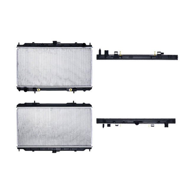 Radiador Ns Sentra Gxe/Xe 00-01 L4 2.0 Lts C/S Aa Aut 14 1/6X27X16Mm Alum Sold Polar