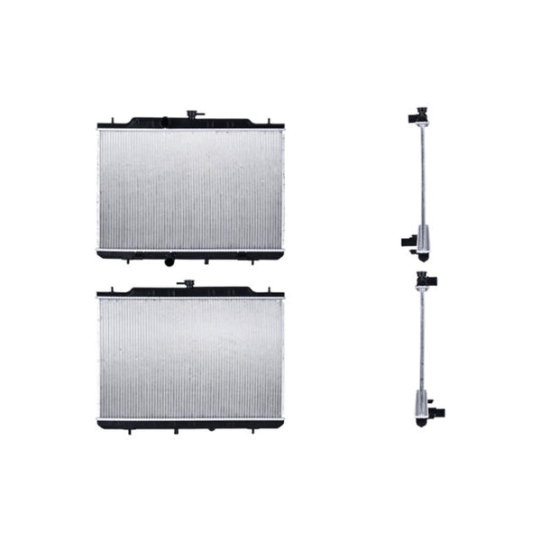 Radiador Ns Rogue 08-14 L4 2.5 Lts Aut C/S Aa 17 5/7X27X16Mm Alum Sold Polar
