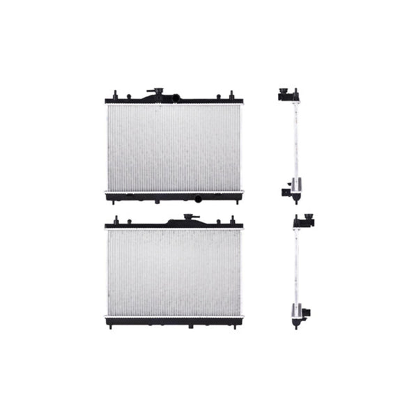 Radiador Ns Tiida 07-18 L4 1.6/1.8 Lts C/S Aa Std 15X23 1/7X16Mm Alum Sold Polar