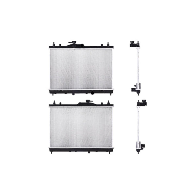 Radiador Ns Tiida 07-18 L4 1.6/1.8 Lts C/S Aa Std 15X23 1/7X16Mm Alum Sold Polar